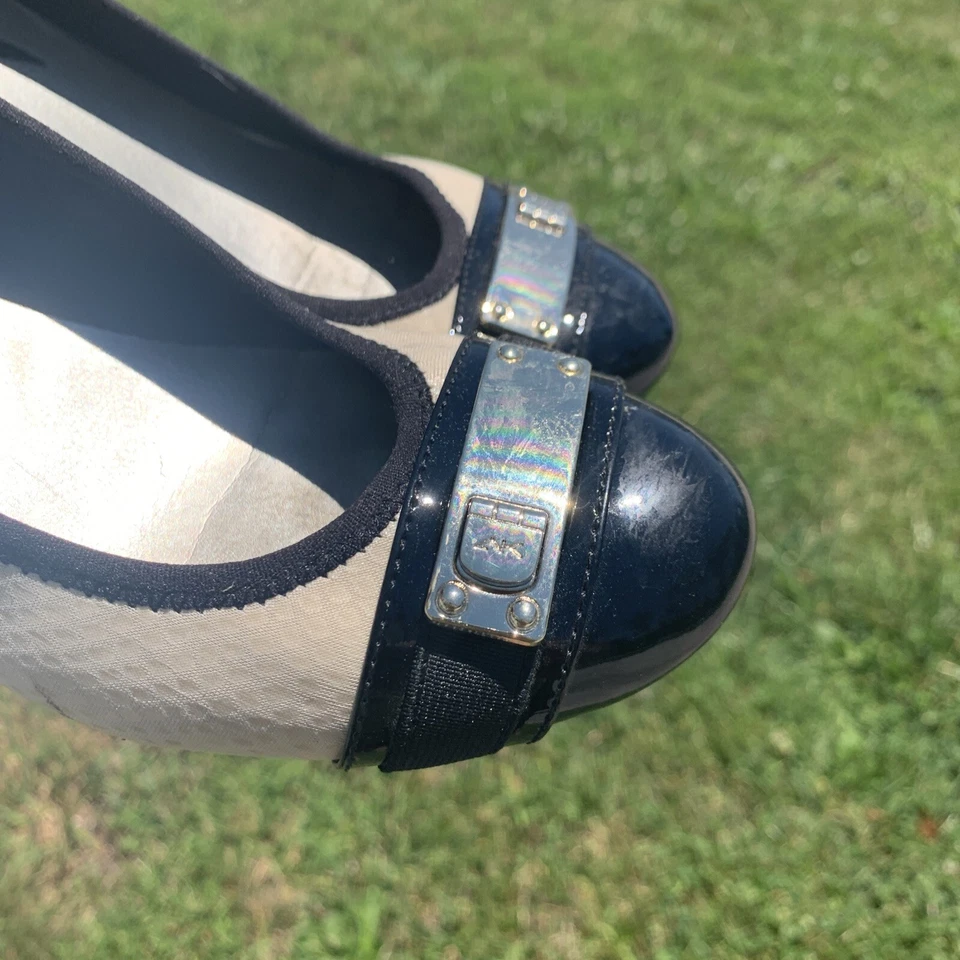 ANNE KLEIN Cuñas Deportivas Plataformas Marfil Negro Estilo Elegantes Tacones Altos 6❤️sj7m49 Foto 4 de 4