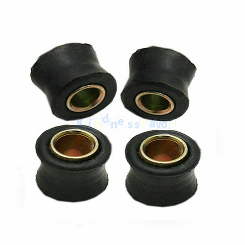4x Universal 10mm Motorcycle Shock Absorber Bush Bushes Shocks Motorbike Rubber - Picture 2 of 5