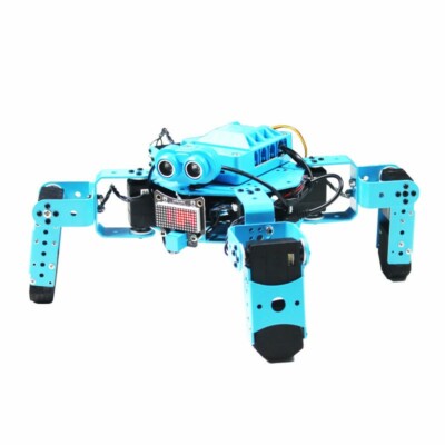 Bionic Quadruped Robot Spider Robot For Graphical Programming Obstacle Avoidance