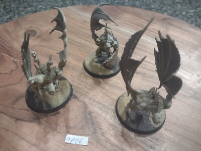 Warhammer Fantasy AOS Flesh Eater Courts Crypt Flayers Painted x3 AP06