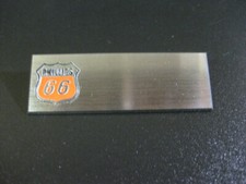 PHILLIPS 66 * GAS STATION ** OIL COMPANY Employee Uniform Name Badge! SILVER!