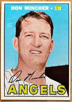 1967 Topps Baseball #312  Don Mincher California Angels (NM-MT) Sharp! One Owner