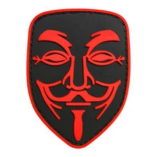 MORTHOME M 3D PVC V for Vendetta Anonymous Calico Jack Tactical Hacker Morale