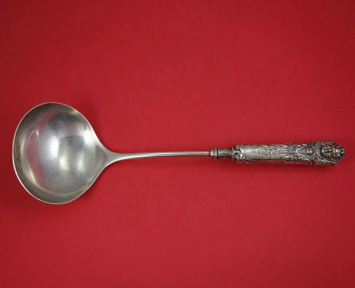 Renaissance by Reed and Barton Silverplate Plate Soup Ladle Original 12 1/2"