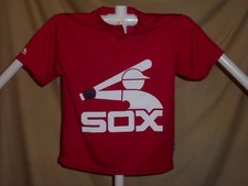 CHICAGO WHITE SOX "Cool Base" BASEBALL JERSEY by MAJESTIC Youth Medium NWT red