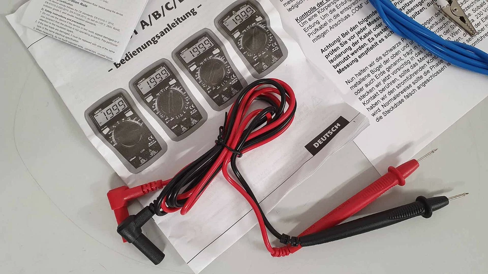Set zur Messung von Erdungsqualität und Körperspannung. Mit Handelektrode ! - Bild 3 von 4