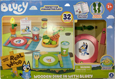 Wooden Dine in with Bluey Play Set