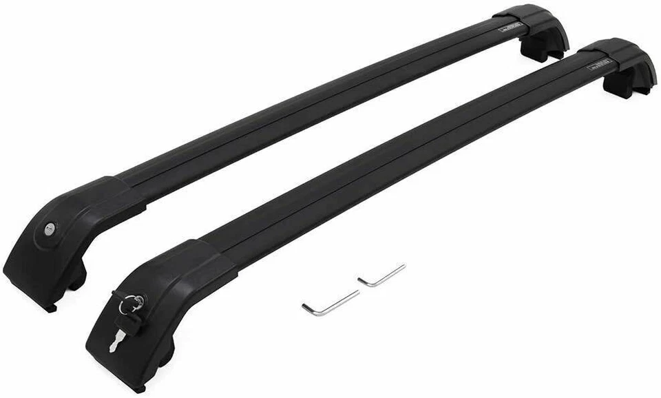 Barra transversal portaequipajes de techo 2 piezas para BMW X1 E84 2010-2015 Foto 3 de 4