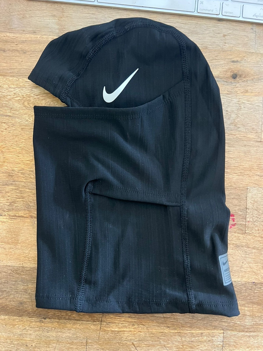 Nike Pro Therma Fit Hyperwarm Hood Mask Dri Fit Balaclava Black