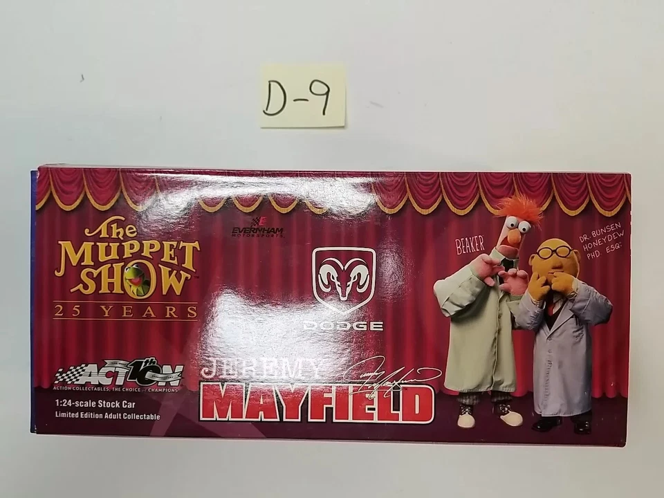 Jeremy Mayfield 19 2002 Dodge Intrepid RT Muppets 25th Anni. Bank 1 Of 708 NIB  - Image 2 of 4