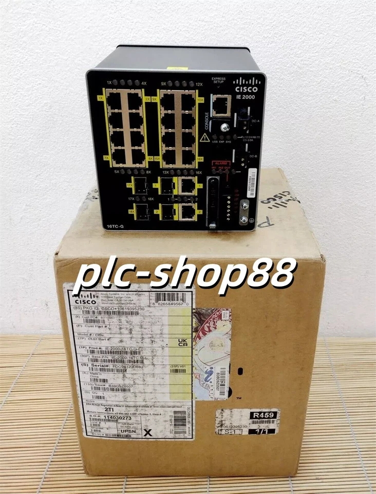 Cisco IE-2000-16TC-G-L Industrial Network Switch New Sealed - Image 3 of 4