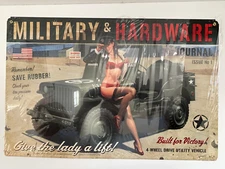 USA Military & Hardware Journal Issue 1 Metal Tin Sign Decor 17.5"x11.5"