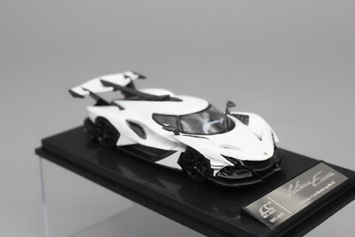 SCA 1/64 Scale Apollo Intensa Emozione IE White Diecast Car Model