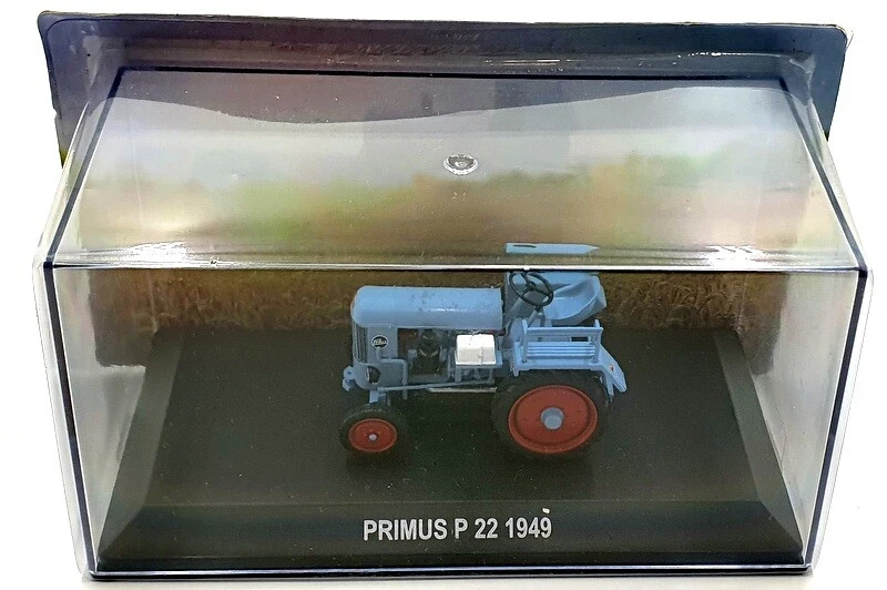 Hachette 1/43 Scale Model Tractor HL33 - 1949 Primus P 22 1949 - Blue - Image 4 of 4