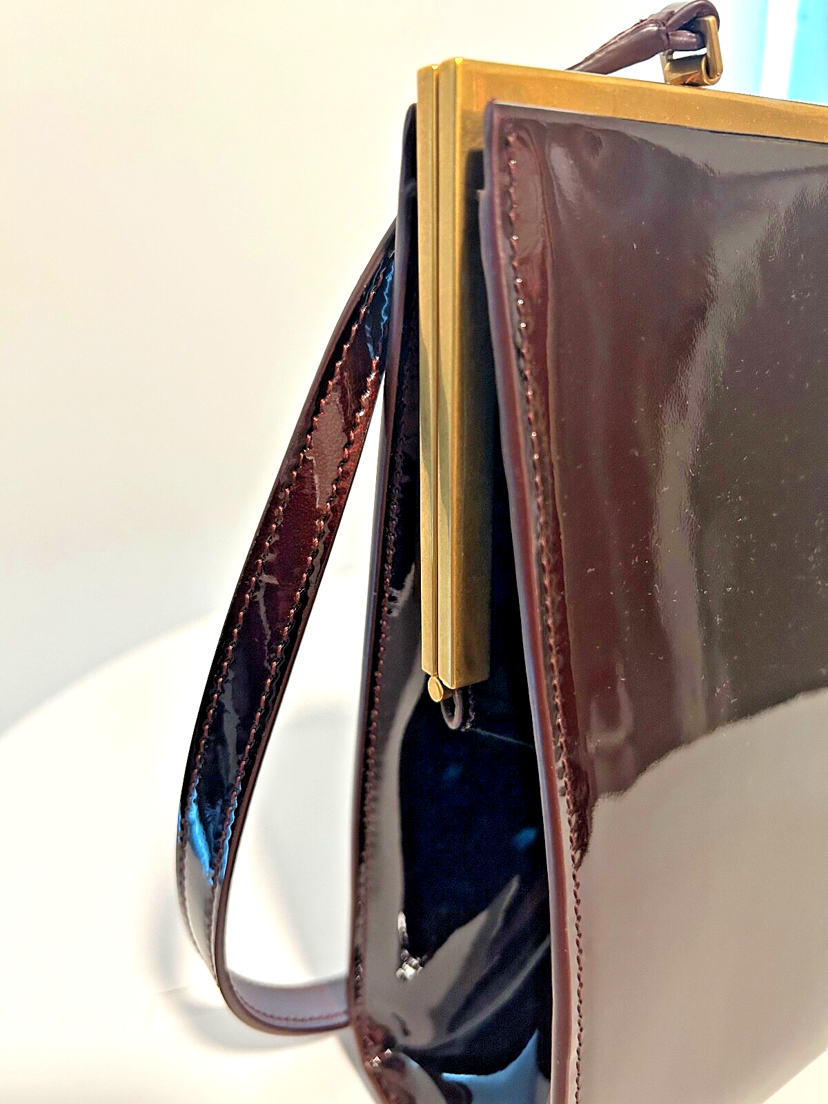 Borsa a tracolla Saint Laurent Le Anne Marie pochette grande espresso nuova autentica