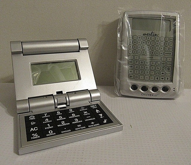 World Time Table And A One World Merlin Both EBay