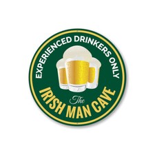 Irish Man Cave Beer Pub Home Decor, Personalized Metal Sign