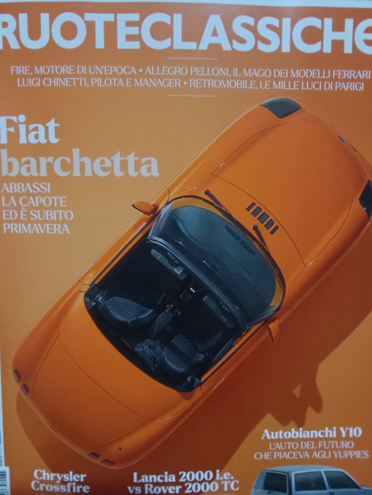 Ruoteclassiche 2025 435.Fiat Barchetta,Autobianchi Y10,Lancia 2000 I.E