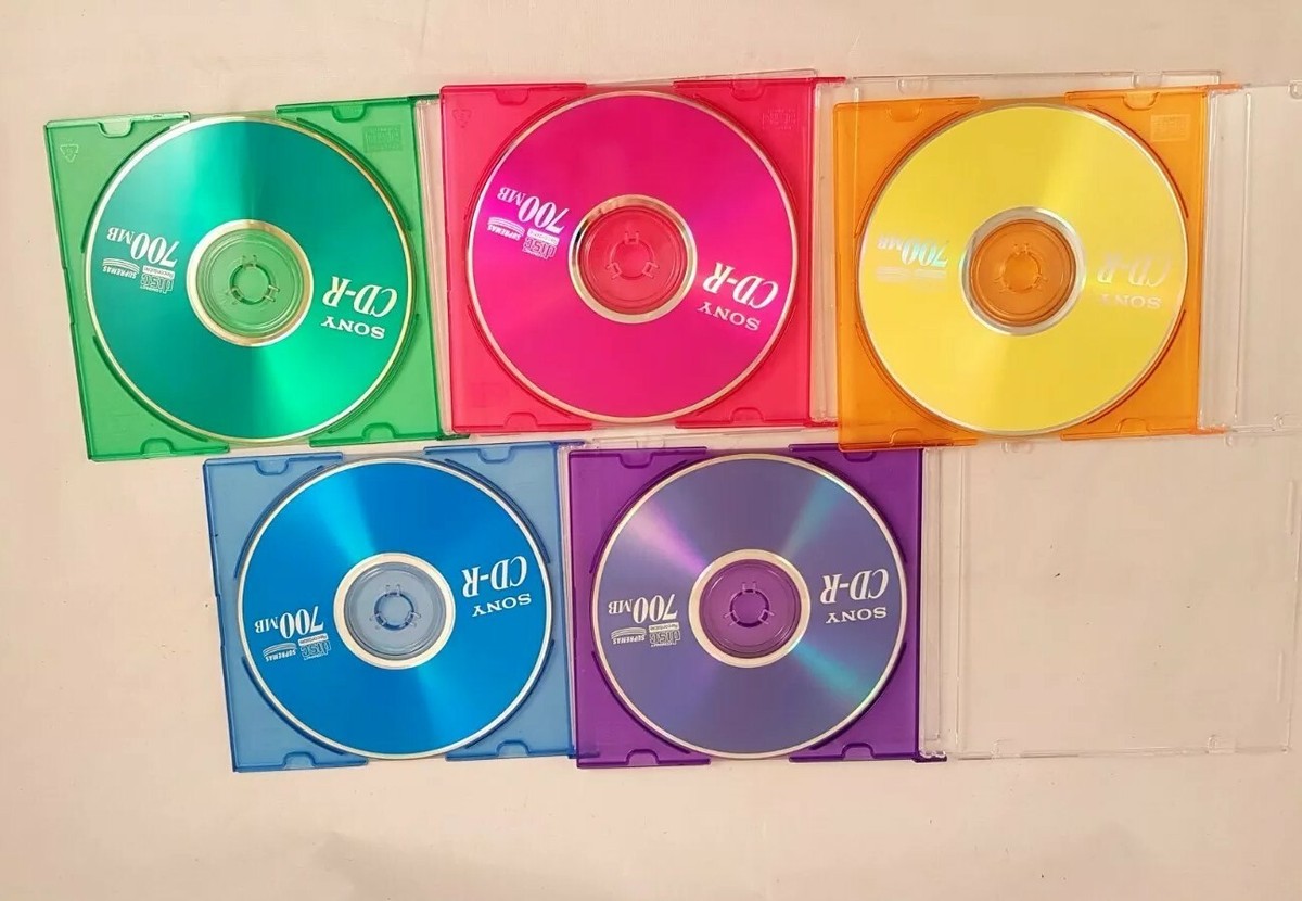 SONY CD-R Slim Color Collection 14 Discs | eBay