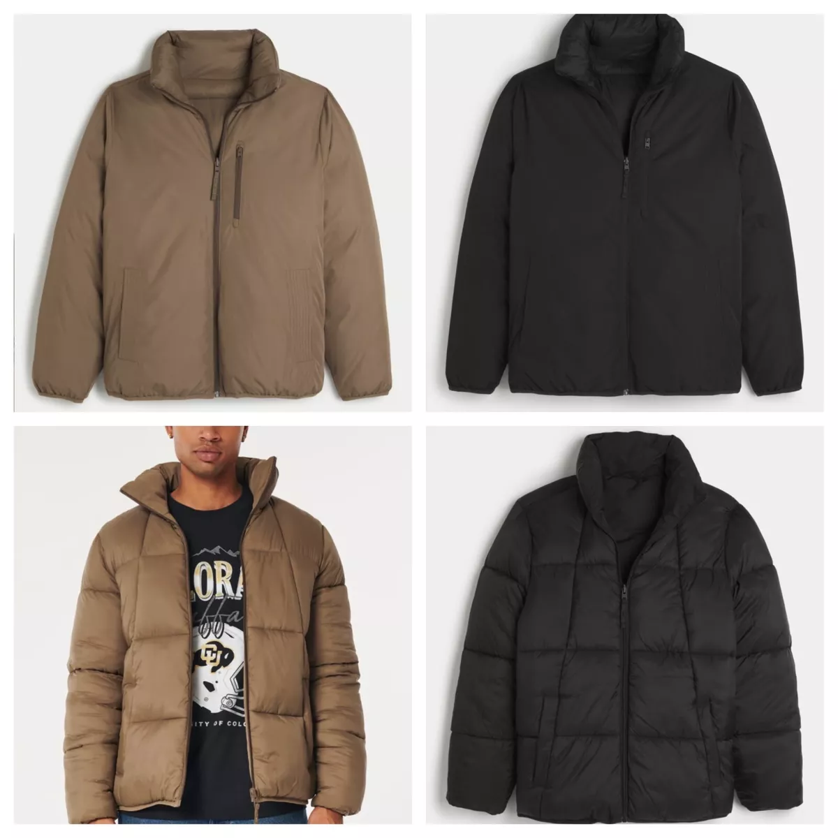 Hollister best sale reversible jacket