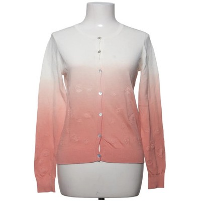 Nice Things, Strickjacke, Damen, Größe: S, Pink/Weiß, Baumwolle, Print #nxf