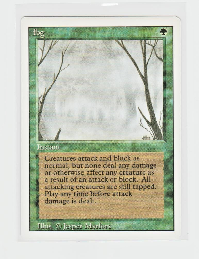 Magic the Gathering ~ MTG ~ 1x Fog ~ Revised Edition ~ M/NM
