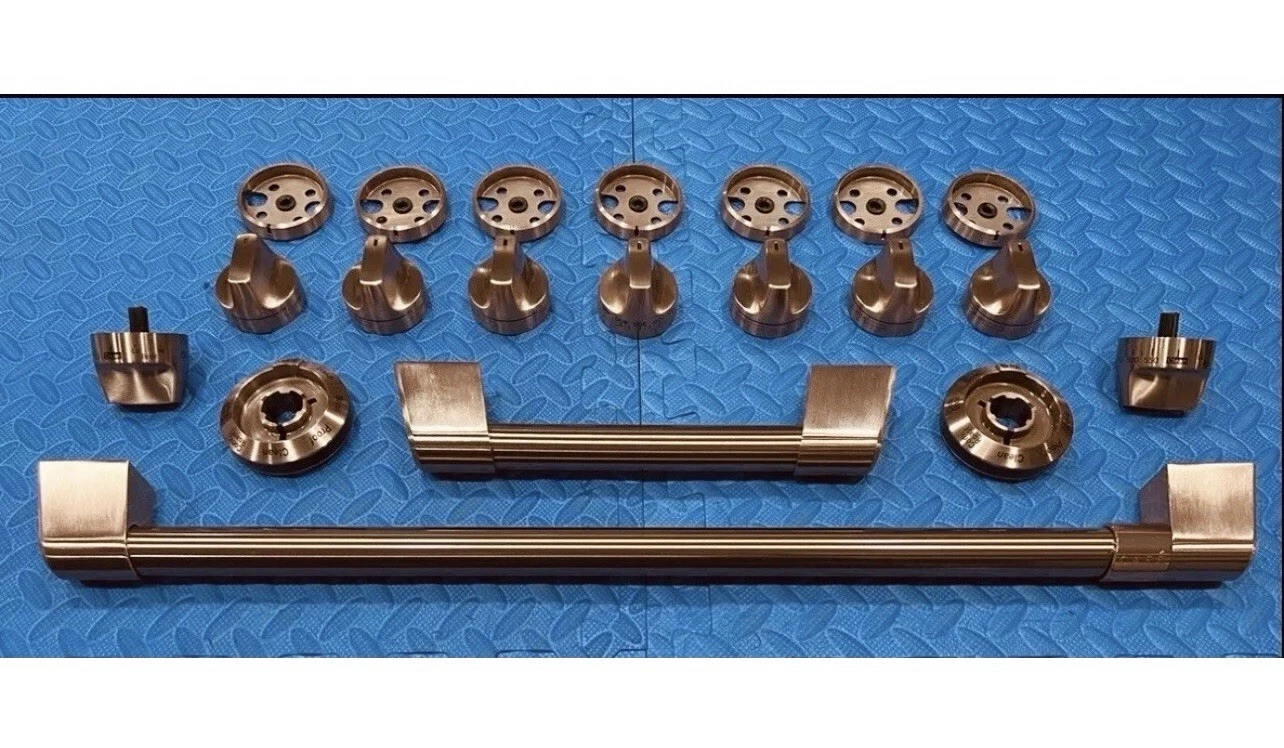 CAFE/GE BRUSHED COPPER HANDLE/KNOB KIT#CXPR8HKPMCU FOR 48”PRO RANGES,C-pics&desc
Opens in a new wind