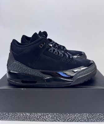 Size 12 - Air Jordan 3 Retro Black Cat for sale online | eBay
