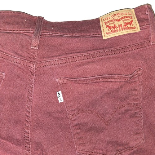 Jeans Levi's donna rosso lavaggio 314 modellante dritto elasticizzato - 32 x 32
