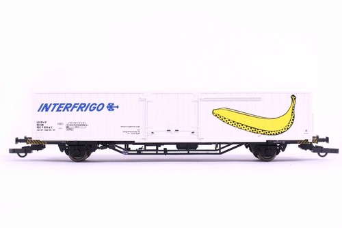 ROCO 46880 Kühlwagen Interfrigo Banane Güterwagen DB DC EP V Spur H0 | Zustand: Gebraucht