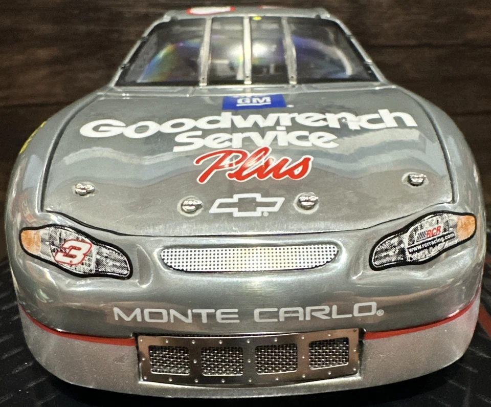 Dale Earnhardt #3 Goodwrench Last Ride 2001 1/24 acción élite metal imperfecto Foto 3 de 4