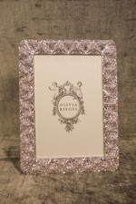 Olivia Riegel Crystal "Silver Felicity" 5x7 Photo Frame New in Box