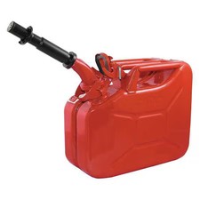 Wavian Jc0010rvs Gas Can, Cold Rolled Steel, 2.6 Gallon, Self-Venting, Includes