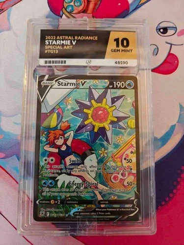 Starmie V TG13/TG30- ACE Gem Mint 10- PERFECT Sub Grades
