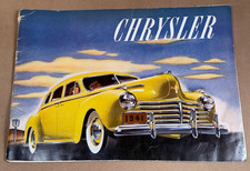 Original 1941 Chrysler Full Line Sales Brochure 41 Brougham Convertible Coupe