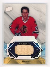 2019-20 Upper Deck Engrained Remnants /100 Al Secord #R-AS Game Used Stick