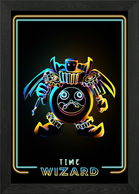 Time Wizard Framed Wall Art Poster Canvas Print Picture