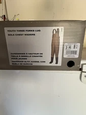 Youth Chest Waders - White River - Size 3 R