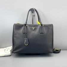 Prada Galleria Large Black Shoulder Crossbody...