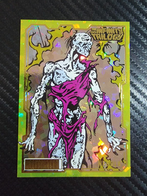 2023 Upper Deck Marvel Infinity Trilogy #4 Nebula Yellow Crackle /149