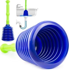 Luigi's Sink Plunger Kitchen - Sink Plunger Bathroom - Drain Bathtub or Shower -