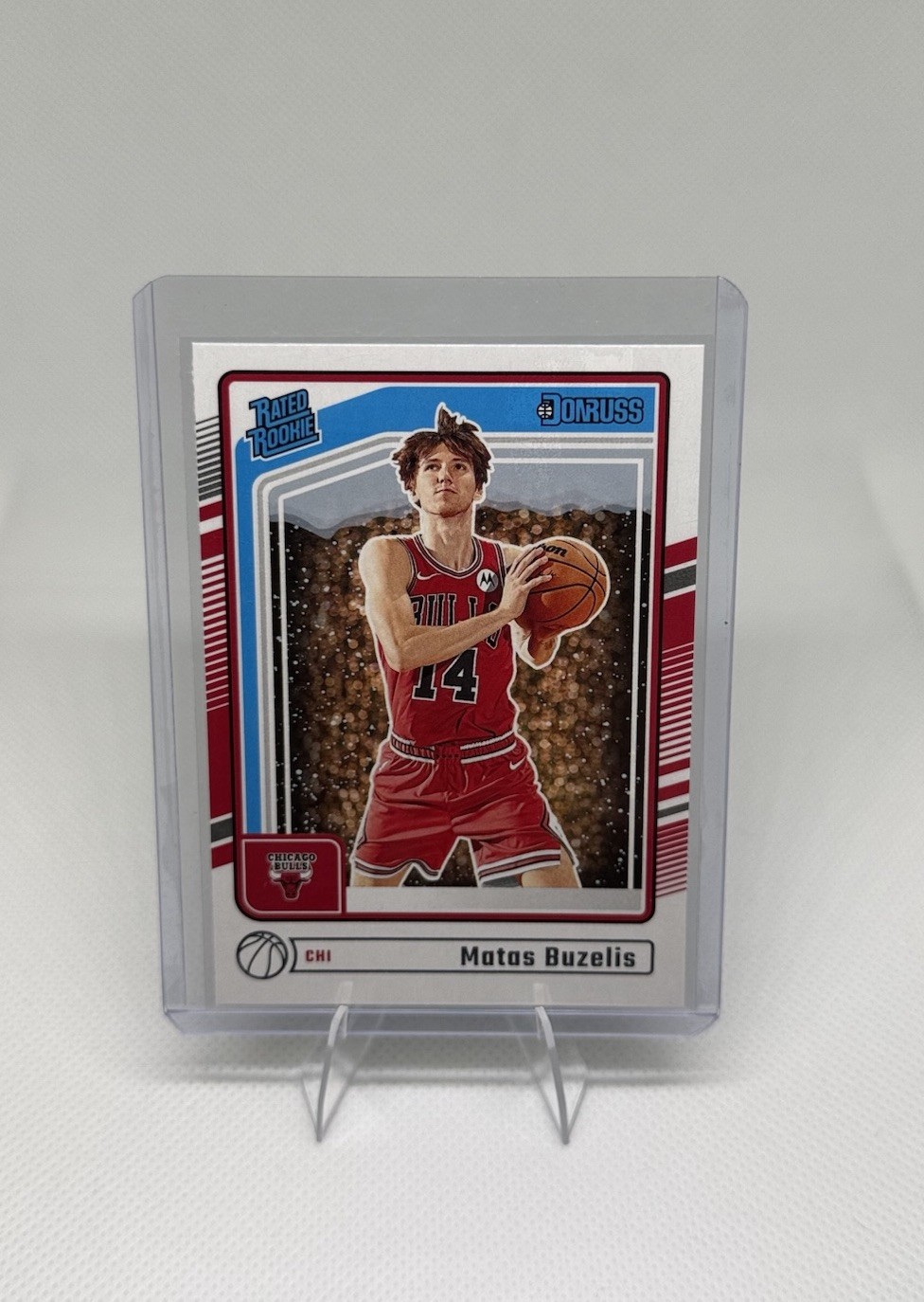 2024-25 Panini Donruss Rated Rookie Matas Buzelis #240 Winter Chicago Bulls