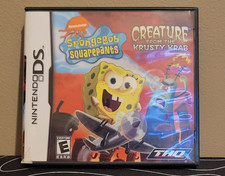 Spongebob Creature from the Krusty Krab - Nintendo DS Box & Game
