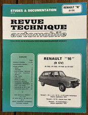 Revue technique Renault R16