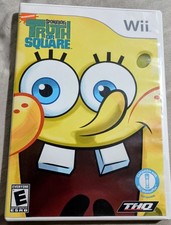 SpongeBob's Truth or Square (Nintendo Wii, 2009) Cartoon Wacky Crazy Happy Fun