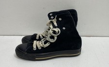 Vintage 2005 Converse Chuck Taylor All Star Black Suede High Top Size Men 6 W8