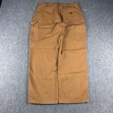 NEW Carhartt B11 BRN Loose Original Carpenter Cargo Pants Men 34x30 Brown Work