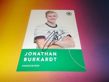 Jonathan Burkardt DFB U21 signed autograph on autograph card
