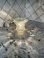 Glass Electric Oil Tart Warmer Fragrance Diffuser Burner Dimmable Lamp with Oil