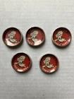 Vintage Dog n Suds Tin Dexterity Game Lot of 5 Root Beer Advertising 1950s